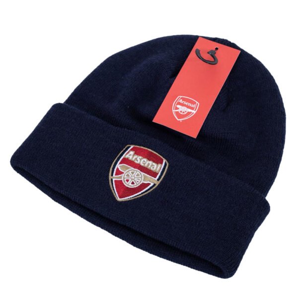 TM-06328-Arsenal-FC-Navy-Cuff-Beanie-2 Official Arsenal FC Navy Cuff Beanie