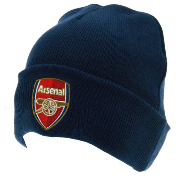 TM-06328-Arsenal-FC-Navy-Cuff-Beanie Official Arsenal FC Navy Cuff Beanie