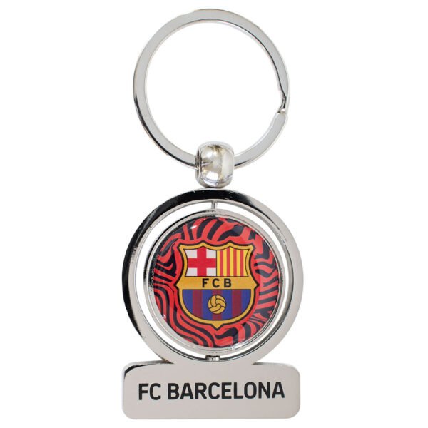 TM-06331-FC-Barcelona-Spinner-Keyring Official FC Barcelona Spinner Keyring