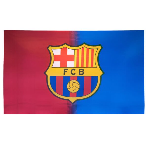 TM-06333-FC-Barcelona-Crest-Flag-1 Official FC Barcelona Crest Flag