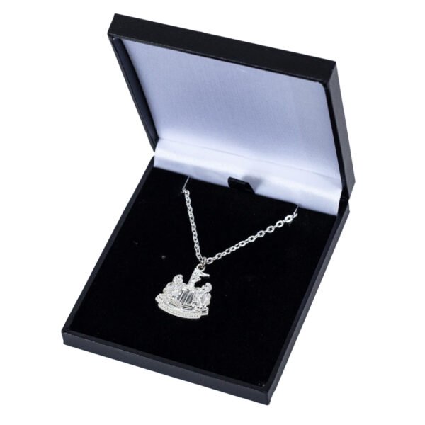TM-06354-Newcastle-United-FC-Silver-Plated-Boxed-Pendant Official Newcastle United FC Silver Plated Boxed Pendant