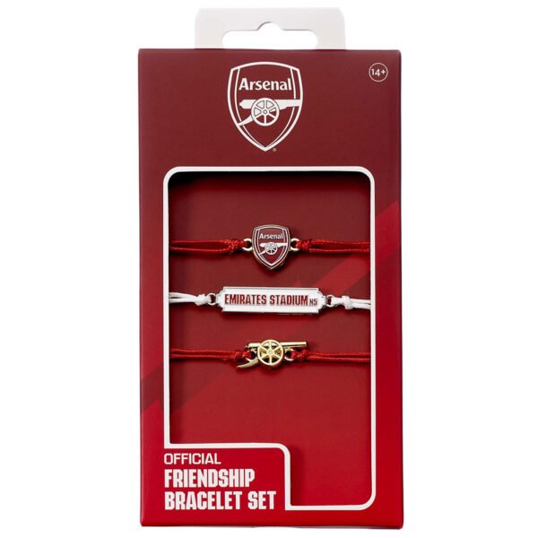 TM-06358-Arsenal-FC-Friendship-Bracelet-Set-2 Official Arsenal FC Friendship Bracelet Set