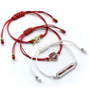 TM-06358-Arsenal-FC-Friendship-Bracelet-Set Official Arsenal FC Friendship Bracelet Set