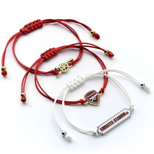 TM-06358-Arsenal-FC-Friendship-Bracelet-Set Official Arsenal FC Friendship Bracelet Set