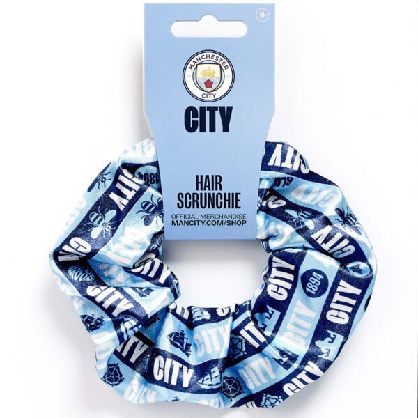 TM-06366-Manchester-City-FC-Hair-Scrunchie-1 Official Manchester City FC Hair Scrunchie
