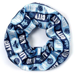 TM-06366-Manchester-City-FC-Hair-Scrunchie Official Manchester City FC Hair Scrunchie
