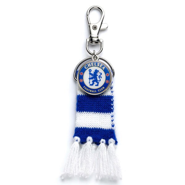 TM-06368-Chelsea-FC-Blue-Bar-Scarf-Bag-Charm-1 Official Chelsea FC Blue Bar Scarf Bag Charm