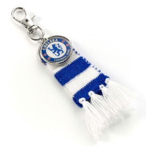 TM-06368-Chelsea-FC-Blue-Bar-Scarf-Bag-Charm Official Chelsea FC Blue Bar Scarf Bag Charm