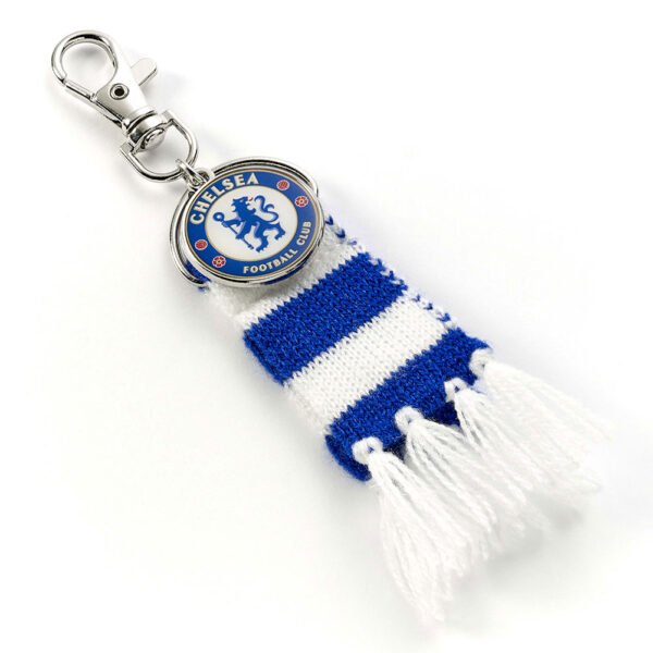 TM-06368-Chelsea-FC-Blue-Bar-Scarf-Bag-Charm Official Chelsea FC Blue Bar Scarf Bag Charm