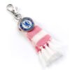 TM-06369-Chelsea-FC-Pink-Bar-Scarf-Bag-Charm Official Chelsea FC Pink Bar Scarf Bag Charm
