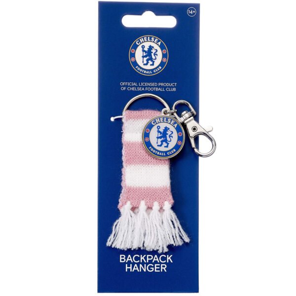 TM-06369-Chelsea-FC-Pink-Bar-Scarf-Bag-Charm-2 Official Chelsea FC Pink Bar Scarf Bag Charm