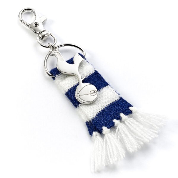 TM-06374-Tottenham-Hotspur-FC-Blue-Bar-Scarf-Bag-Charm Official Tottenham Hotspur FC Blue Bar Scarf Bag Charm