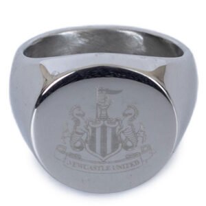 Official Newcastle United FC Round Signet Ring Medium