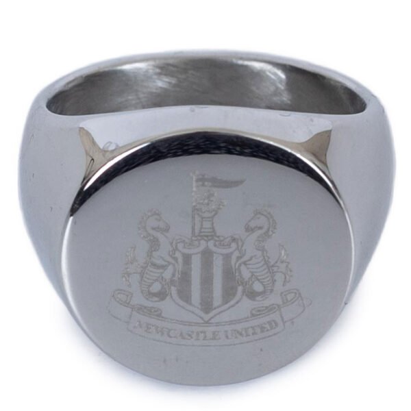 Official Newcastle United FC Round Signet Ring Small