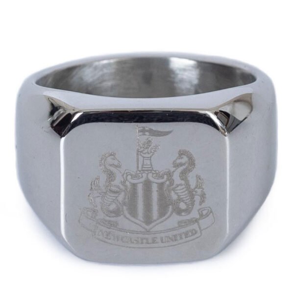 TM-06387-Newcastle-United-FC-Square-Signet-Ring-3 Official Newcastle United FC Square Signet Ring Small