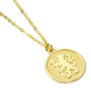 Official Chelsea FC Gold Finish Crest Necklace