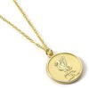 TM-06392-Liverpool-FC-Gold-Finish-Crest-Necklace Official Liverpool FC Gold Finish Crest Necklace