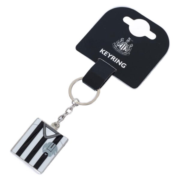 Official Newcastle United FC Retro Shirt Keyring