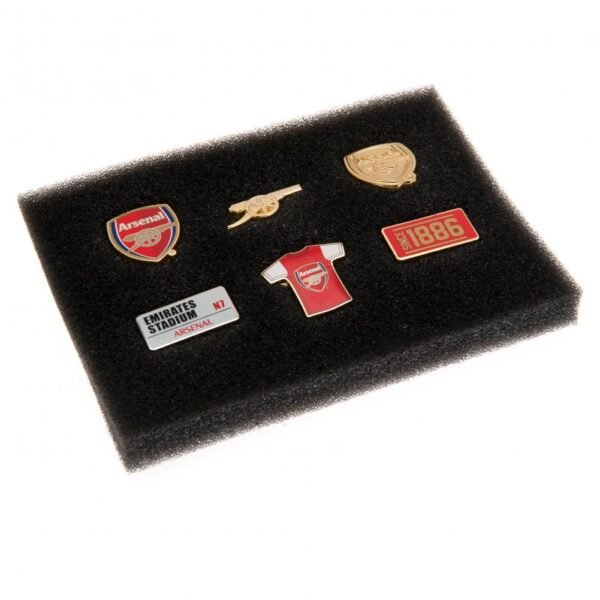 Official Arsenal FC 6pc Badge Set