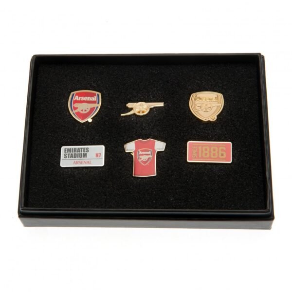 Official Arsenal FC 6pc Badge Set