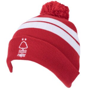 TM-06461-Nottingham-Forest-FC-Bar-Knit-Ski-Hat Official Nottingham Forest FC Bar Knit Ski Hat