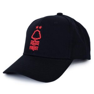 TM-06466-Nottingham-Forest-FC-Essential-Black-Cap Official Nottingham Forest FC Essential Black Cap