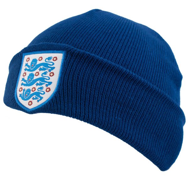 Official England Blue Cuff Beanie