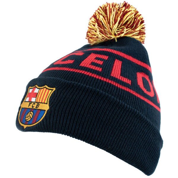TM-06556-FC-Barcelona-Text-Ski-Hat Official FC Barcelona Text Ski Hat