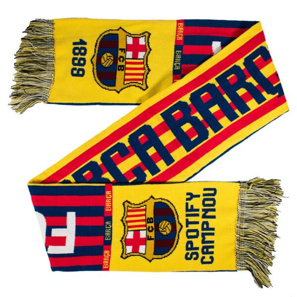 TM-06560-FC-Barcelona-Barca-Scarf-2 Official FC Barcelona Camp Nou Scarf