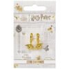 Official Harry Potter Gold Plated Golden Snitch Hoop Earrings