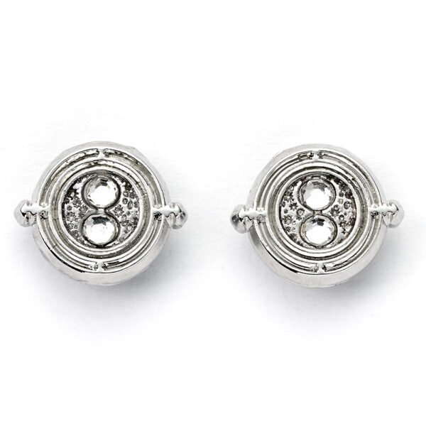 TM-06623-Harry-Potter-Silver-Plated-Time-Turner-Stud-Earrings Official Harry Potter Silver Plated Time Turner Stud Earrings