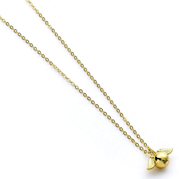 Official Harry Potter Gold Plated Cute Golden Snitch Necklace