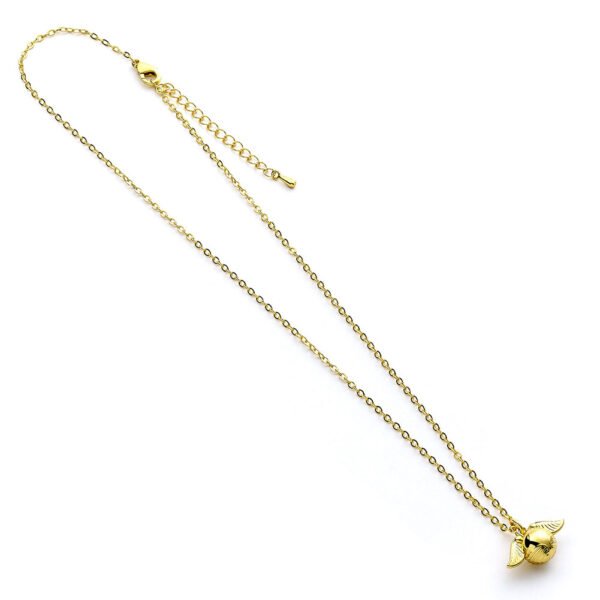 Official Harry Potter Gold Plated Cute Golden Snitch Necklace