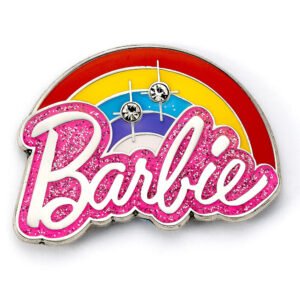 TM-06631-Barbie-Rainbow-Pin-Badge Official Barbie Rainbow Pin Badge