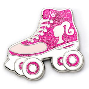 Official Barbie Roller Skate Pin Badge
