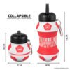 TM-06634-Arsenal-FC-Collapsible-Football-Drinks-Bottle-02 Official Arsenal FC Collapsible Football Drinks Bottle