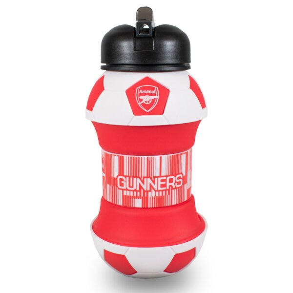 TM-06634-Arsenal-FC-Collapsible-Football-Drinks-Bottle-1 Official Arsenal FC Collapsible Football Drinks Bottle