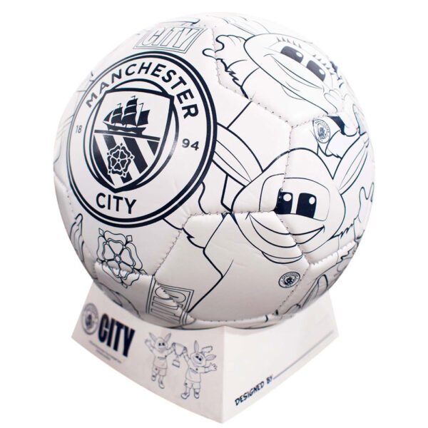TM-06649-Manchester-City-FC-Colour-Your-Own-Football-2 Official Manchester City FC 'Colour In' Mini Football Set