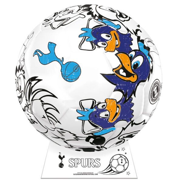 TM-06650-Tottenham-Hotspur-FC-Colour-Your-Own-Football-1 Official Tottenham Hotspur FC 'Colour In' Mini Football Set