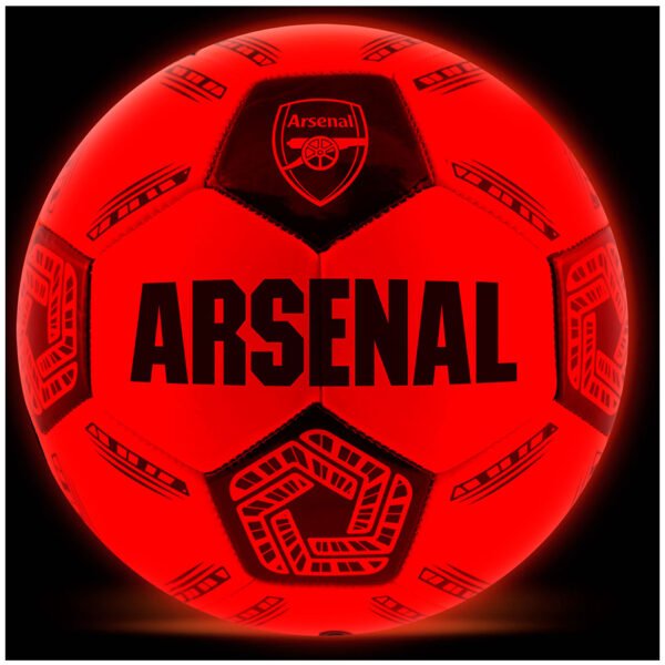 TM-06666-Arsenal-FC-LED-Glow-Football-2 Official Arsenal FC LED Glow Football