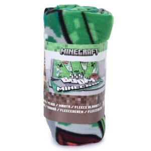 Official Minecraft Boom Fleece Blanket