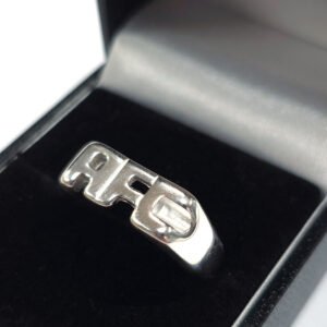 Official Arsenal FC Sterling Silver AFC Ring - R