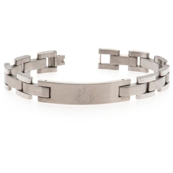 TM-06761-Newcastle-United-FC-Engraved-Bracelet-1 Official Newcastle United FC Stainless Steel Bracelet