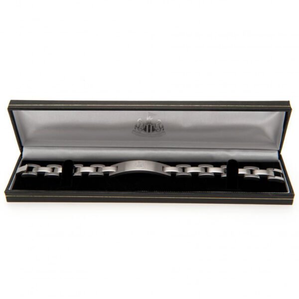 TM-06761-Newcastle-United-FC-Engraved-Bracelet-2 Official Newcastle United FC Stainless Steel Bracelet