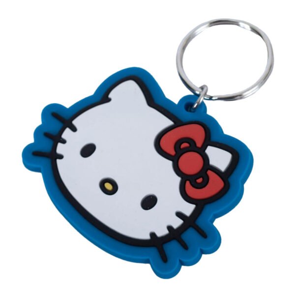 Official Hello Kitty Face PVC Keyring