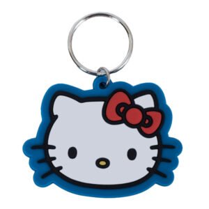 TM-06763-Hello-Kitty-Face-PVC-Keyring Official Hello Kitty Face PVC Keyring