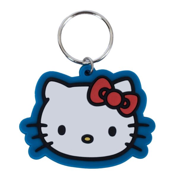 Official Hello Kitty Face PVC Keyring