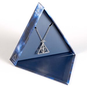 Official Harry Potter Spinning Deathly Hallows Necklace Gift Box