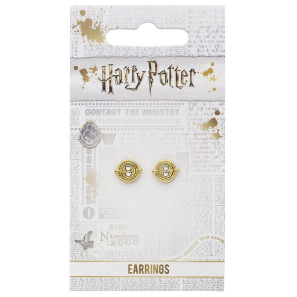 TM-06773-Harry-Potter-Gold-Plated-Time-Turner-Stud-Earrings-2 Official Harry Potter Gold Plated Time Turner Stud Earrings
