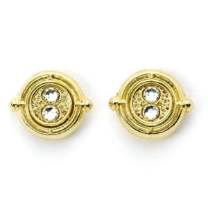 TM-06773-Harry-Potter-Gold-Plated-Time-Turner-Stud-Earrings Official Harry Potter Gold Plated Time Turner Stud Earrings